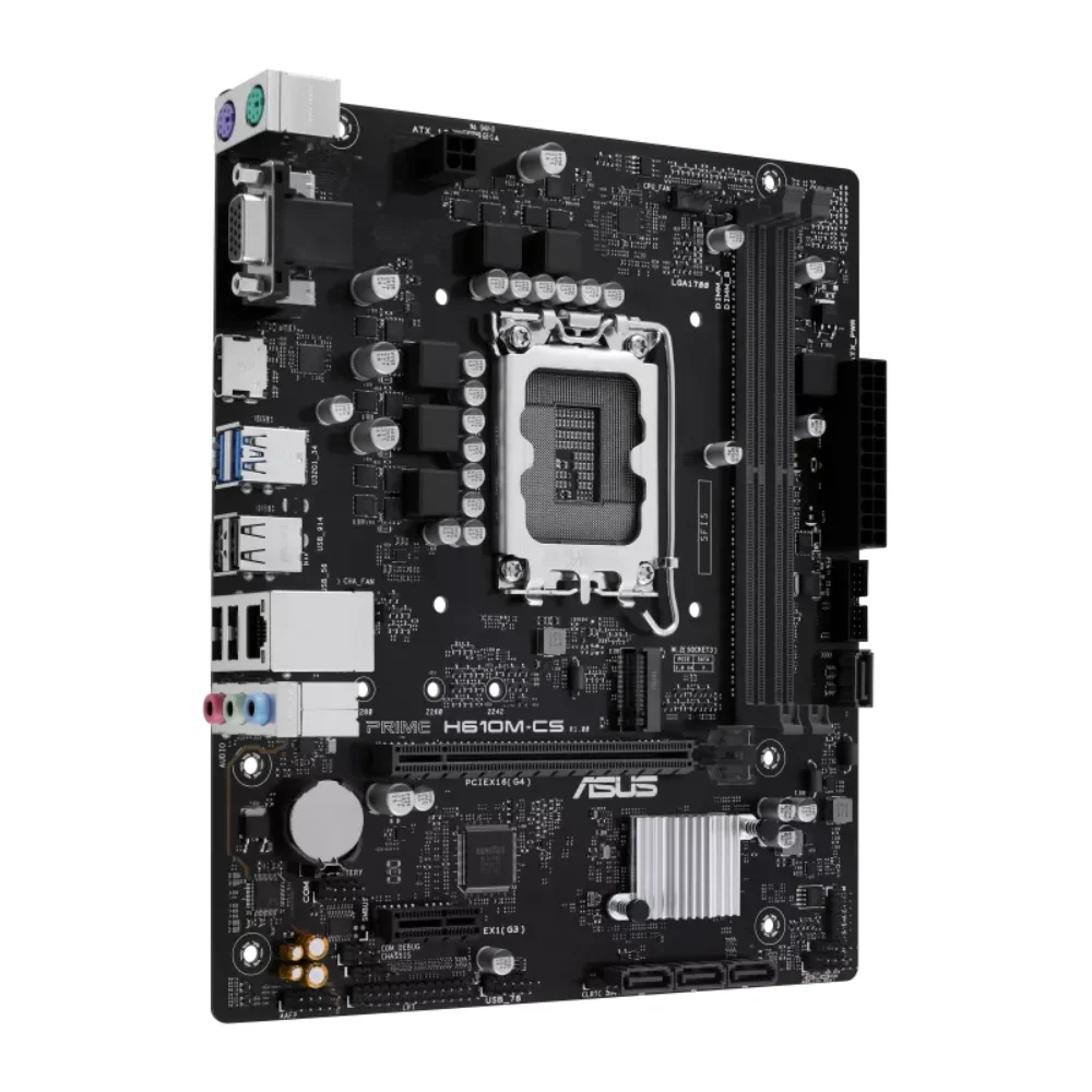 Asus Motherboard PRIME H610M-CS DDR5 For INTEL 14th | 13th | 12th Gen view 3